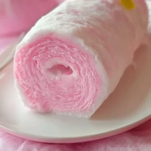 Cotton candy swirl sweet rolls