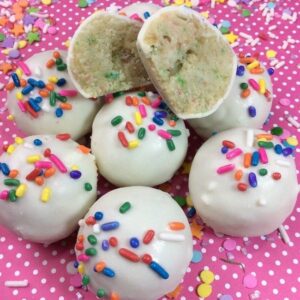 Funfetti cake pops